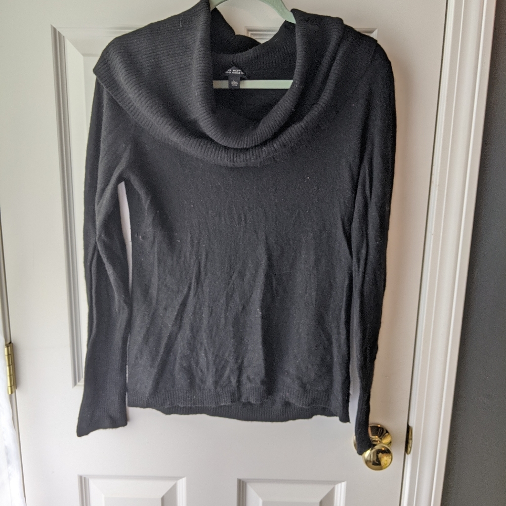 Banana Republic Black Cowl Neck Sweater